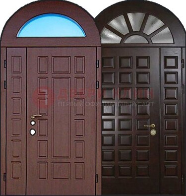 Стальная арочная дверь ДА-8 для административного здания в Йошкар-Оле