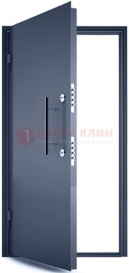 Черная металлическая бронированная дверь ДБ-1 в Йошкар-Оле