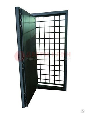 Темная стальная бронированная дверь с нитроэмалью ДБ-4 в Йошкар-Оле