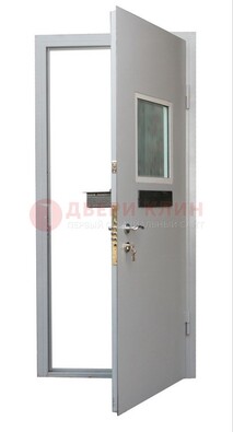 Белая металлическая дверь в кассу ДКС-1 в Йошкар-Оле