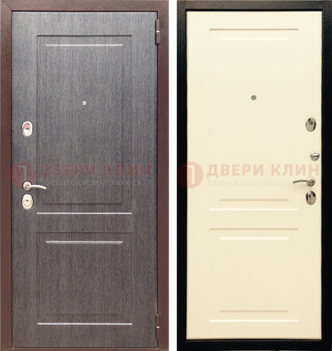 Серая стальная дверь с МДФ ДМ-129 в Йошкар-Оле