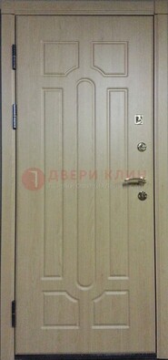 Светлая железная дверь с МДФ ДМ-21 в Йошкар-Оле