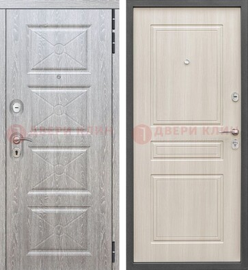Железная коричневая дверь Темный орех с МДФ Шоколад ДМ-302 в Йошкар-Оле