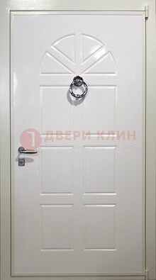 Белая входная дверь с МДФ ДМ-30 в Йошкар-Оле