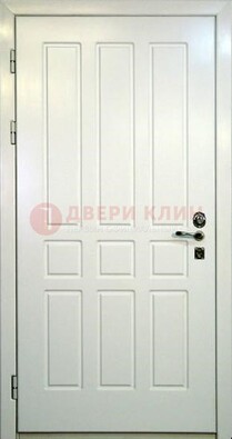 Белая стальная дверь с МДФ ДМ-36 в Йошкар-Оле
