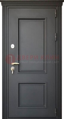 Чёрная дверь с МДФ ДМ-520 в Йошкар-Оле
