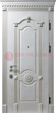 Белая дверь с МДФ ДМ-525 в Йошкар-Оле