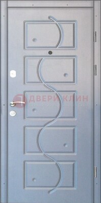 Белая входная дверь с МДФ ДМ-66 в Йошкар-Оле