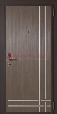 Квартирная стальная дверь с МДФ с декоративными вставками ДМ-89 в Йошкар-Оле