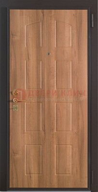 Железная дверь с МДФ с рисунком ДМ-91 в дом из бревна в Йошкар-Оле