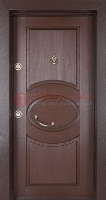 Железная дверь с массивом дуба в стиле классика ДМД-55 в Йошкар-Оле