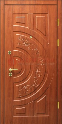 Светлая металлическая дверь с массивом дуба ДМД-8 в Йошкар-Оле