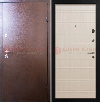 Входная дверь с порошковым покрытием и терморазрывом МДФ ДП-210 в Йошкар-Оле