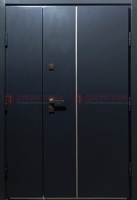 Металлическая дверь с порошковым покрытием и МДФ Капучино ДП-220 в Санкт-Петербурге
