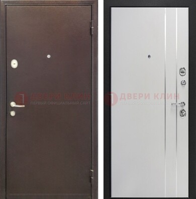 Входная дверь с порошковым покрытием с МДФ с молдингами ДП-232 в Йошкар-Оле