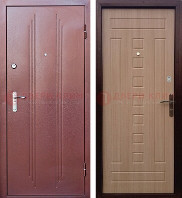 Стальная дверь с порошковым напыление цвета медный антик ДП-249 в Йошкар-Оле