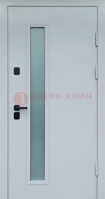Светлая железная дверь с порошковым напылением ДП-303 в Йошкар-Оле