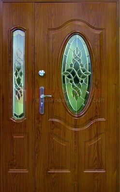 Парадная дверь со стеклянными вставками ДПР-73 для дома в Йошкар-Оле