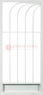 Белая металлическая решетчатая дверь ДР-17 в Йошкар-Оле