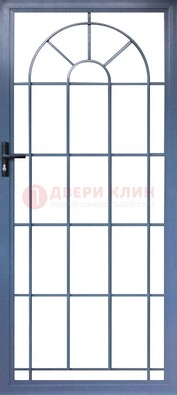 Синяя металлическая решетчатая дверь ДР-28 в Йошкар-Оле