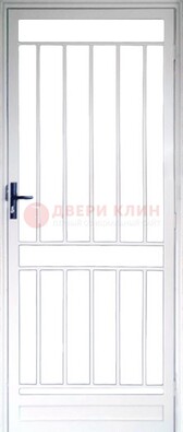 Железная решетчатая дверь белая ДР-32 в Йошкар-Оле