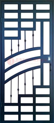 Современная металлическая решетчатая дверь ДР-38 в Йошкар-Оле