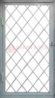 Серая стальная решетчатая дверь ДР-3 в Йошкар-Оле