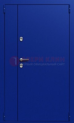 Синяя тамбурная дверь ДТМ-23 в Реутове