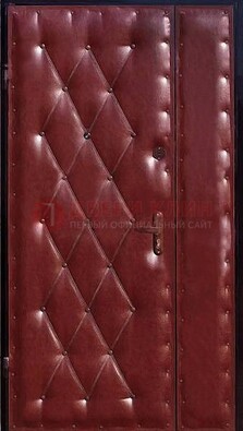 Бордовая тамбурная дверь ДТМ-25 в Йошкар-Оле