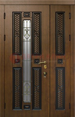 Полуторная входная дверь с виноритом ДВТ-169 в Йошкар-Оле