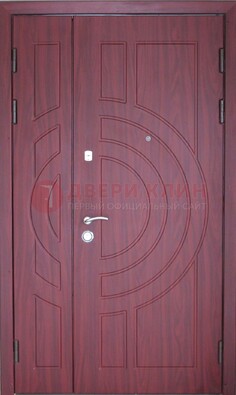 Красная железная дверь с виноритом ДВТ-3 в Йошкар-Оле