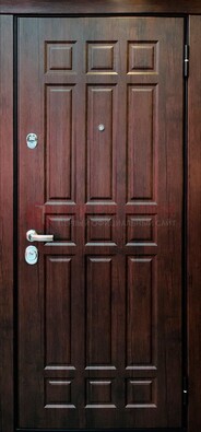 Темная стальная дверь с виноритом ДВТ-45 в Йошкар-Оле
