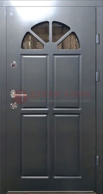Темная входная дверь с виноритом и терморазрывом ДВТ-64 в Йошкар-Оле