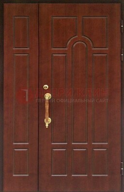 Стальная полуторная дверь для частного дома ПЛ-13 в Йошкар-Оле